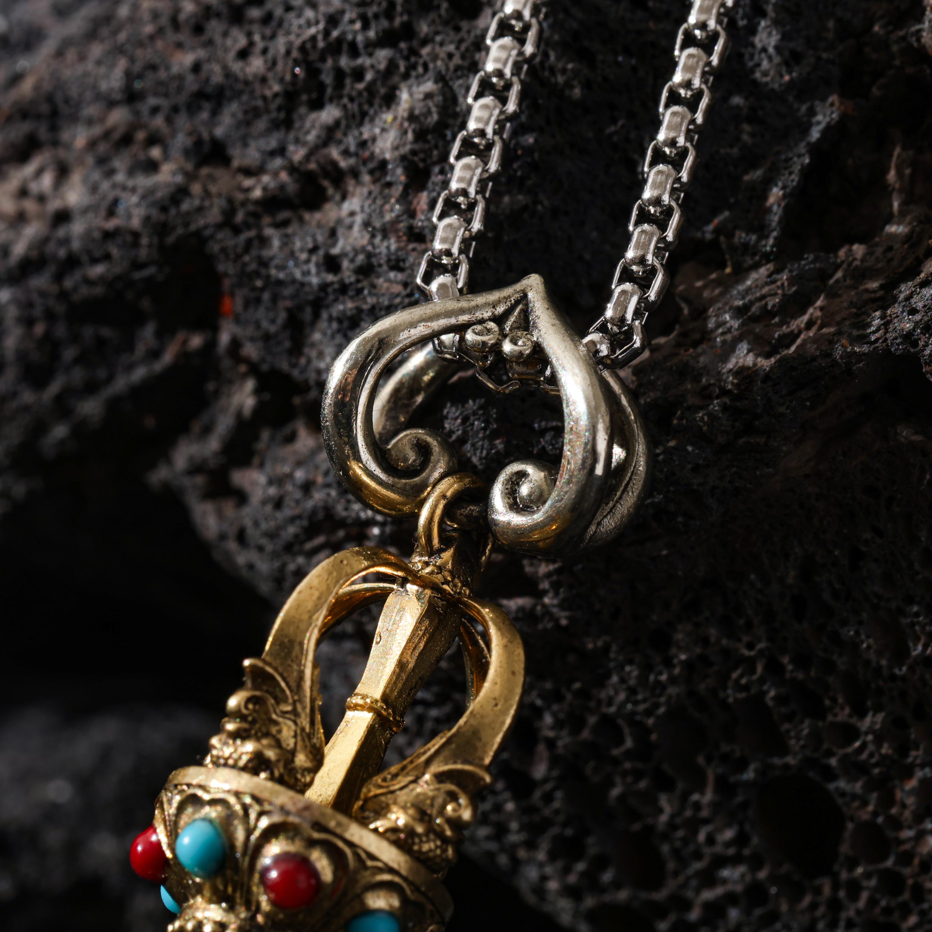 Five-Pronged Vajra Pendant