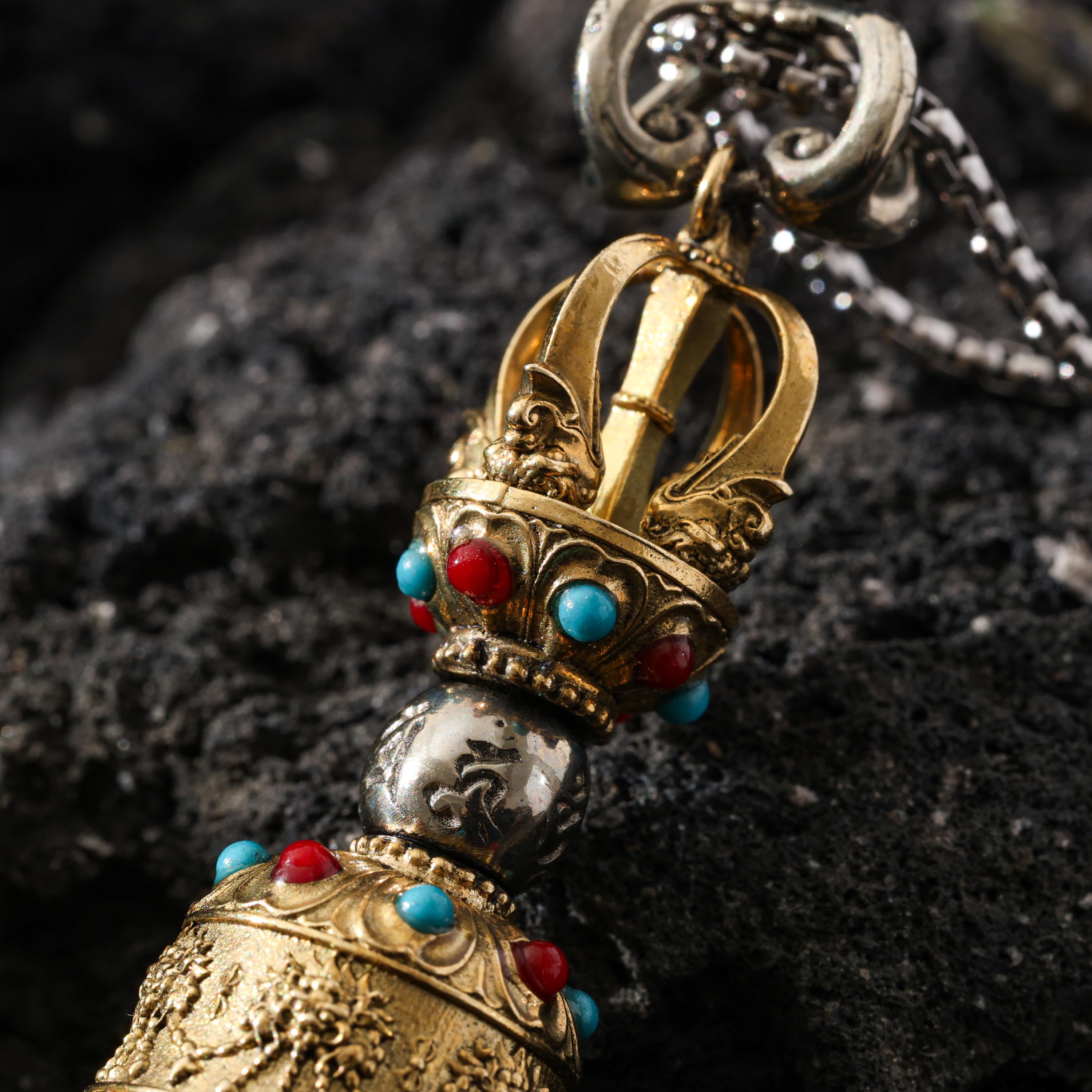 Vajra Bell Pendant (Ghanta)