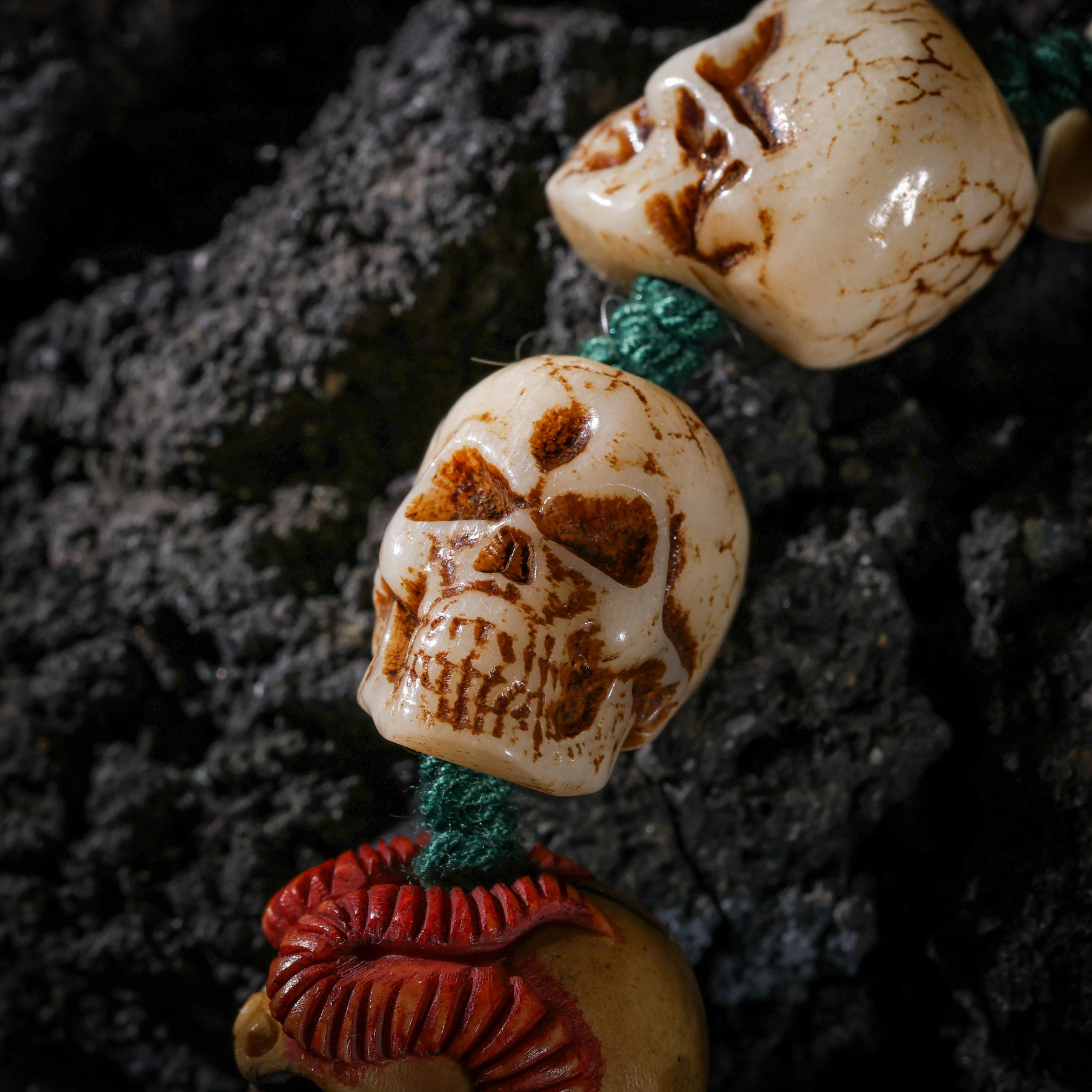 AURA DEER Bone Bracelet Turquoise Jewelry