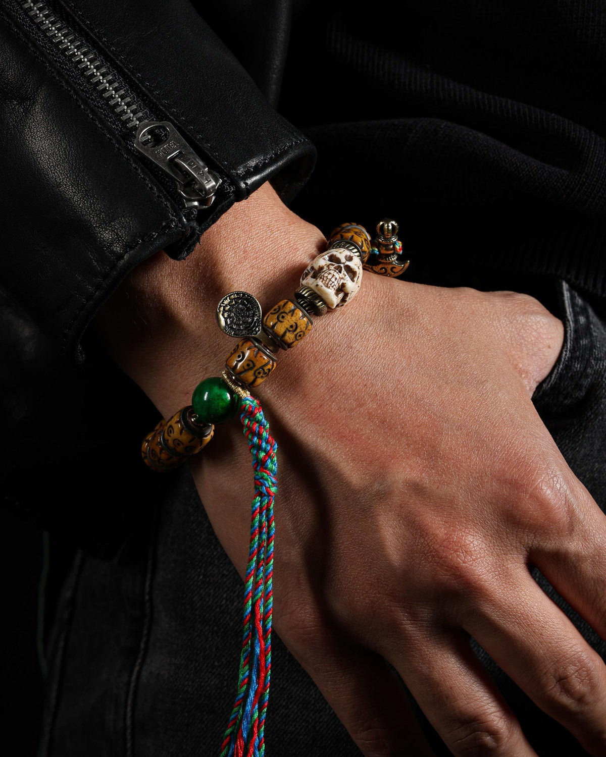Bracelet en os de yak-3