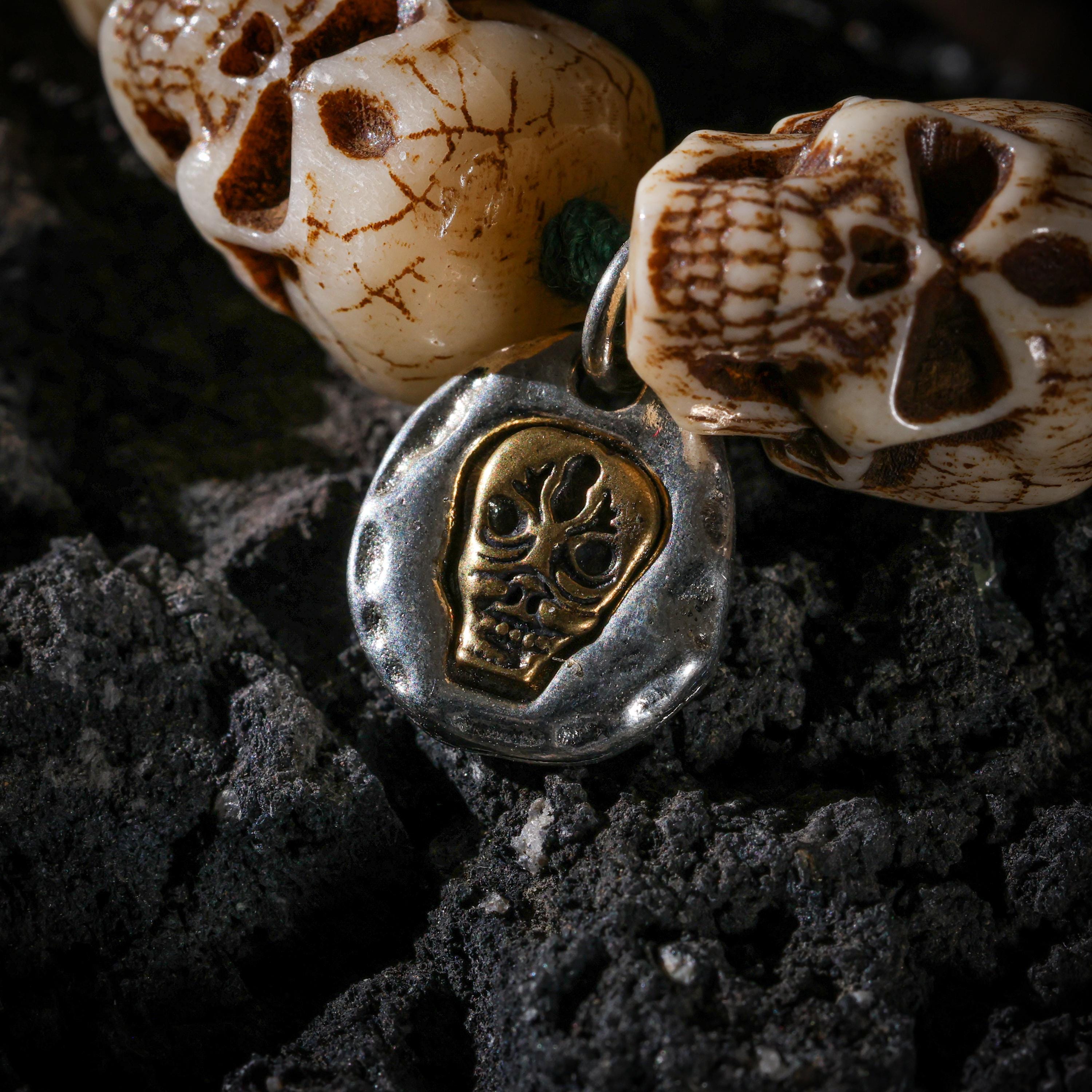 AURA DEER Bone Bracelet Turquoise Jewelry