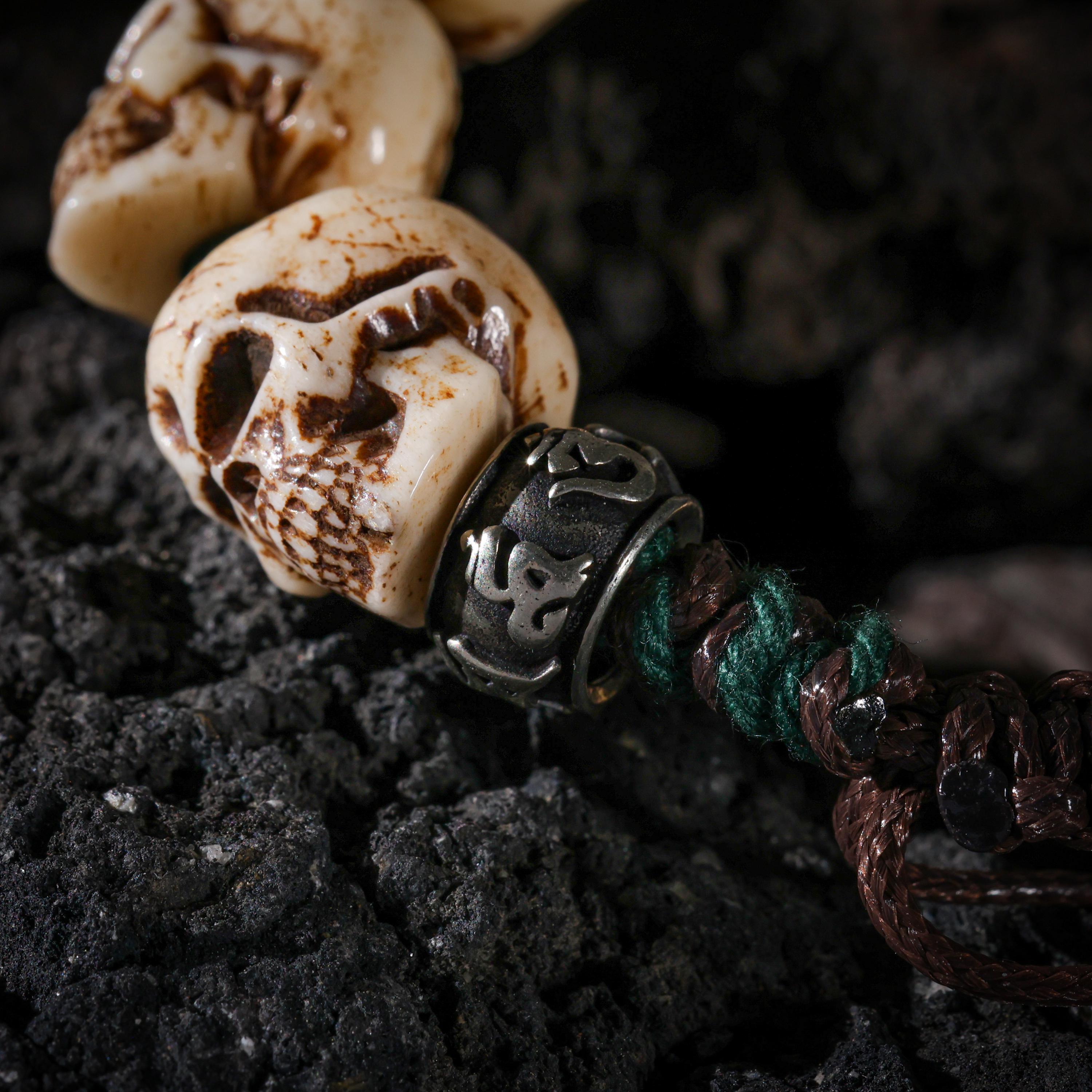 AURA DEER Bone Bracelet Turquoise Jewelry