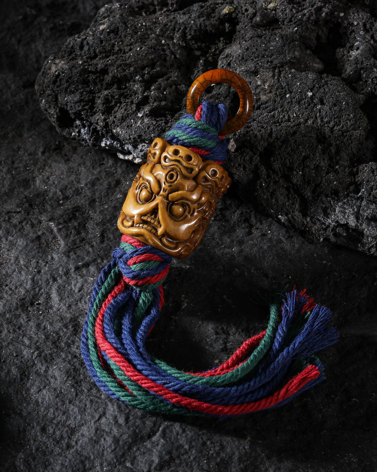 Yak-Knochen-Mahakala-Talisman-Anhänger-23
