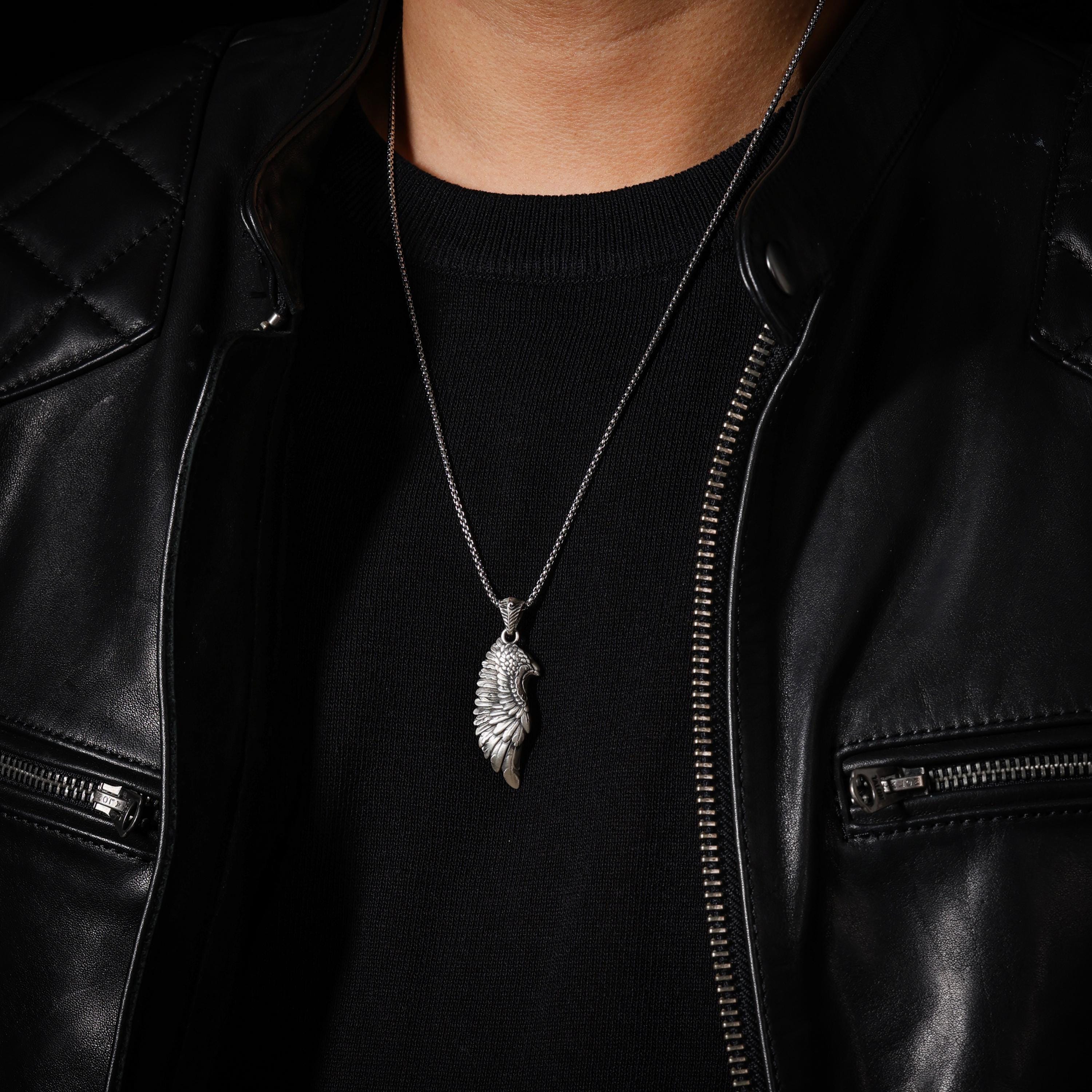 AURA DEER Tibetan Guardian Wing Talisman Necklace Keychain Bag Charm