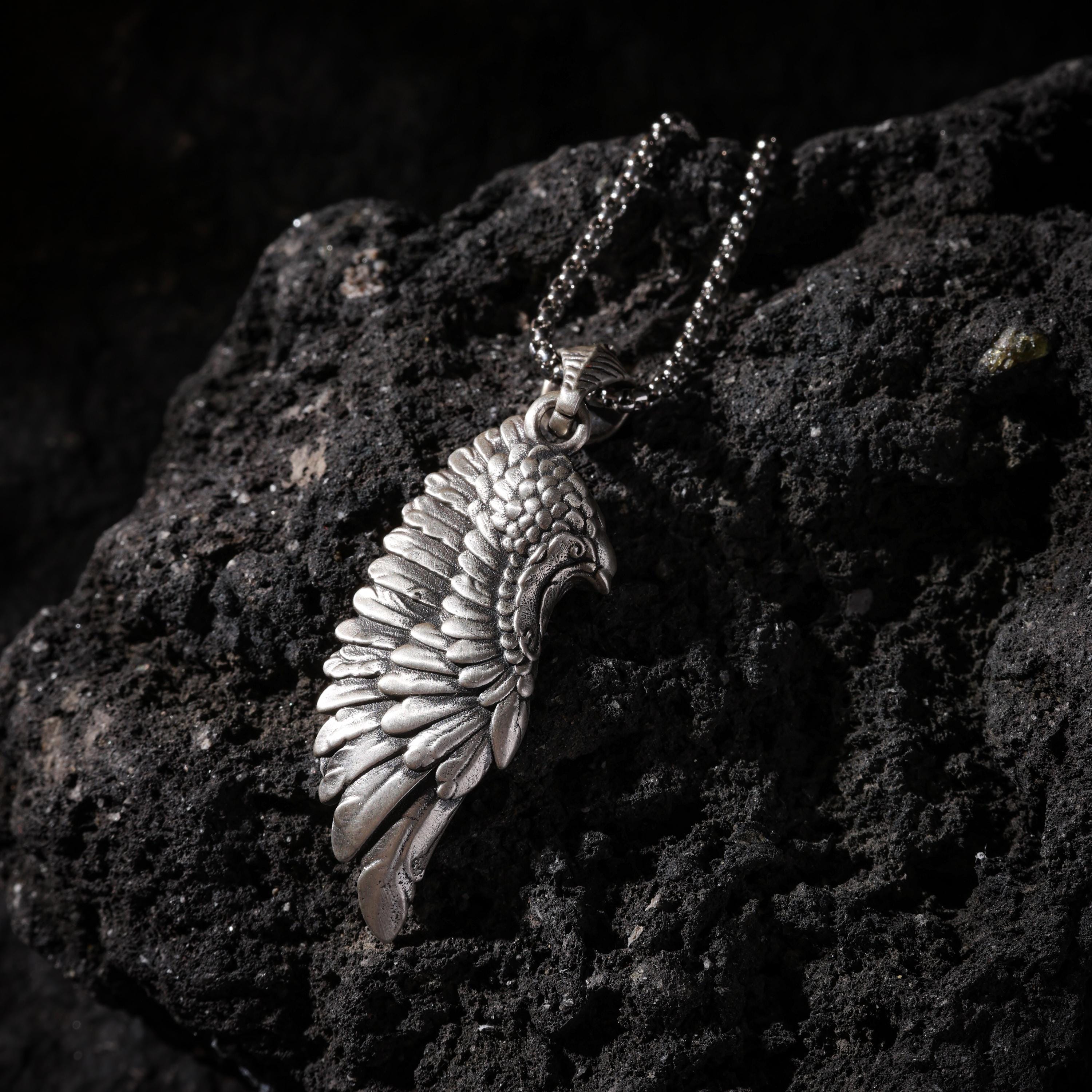 AURA DEER Tibetan Guardian Wing Talisman Necklace Keychain Bag Charm