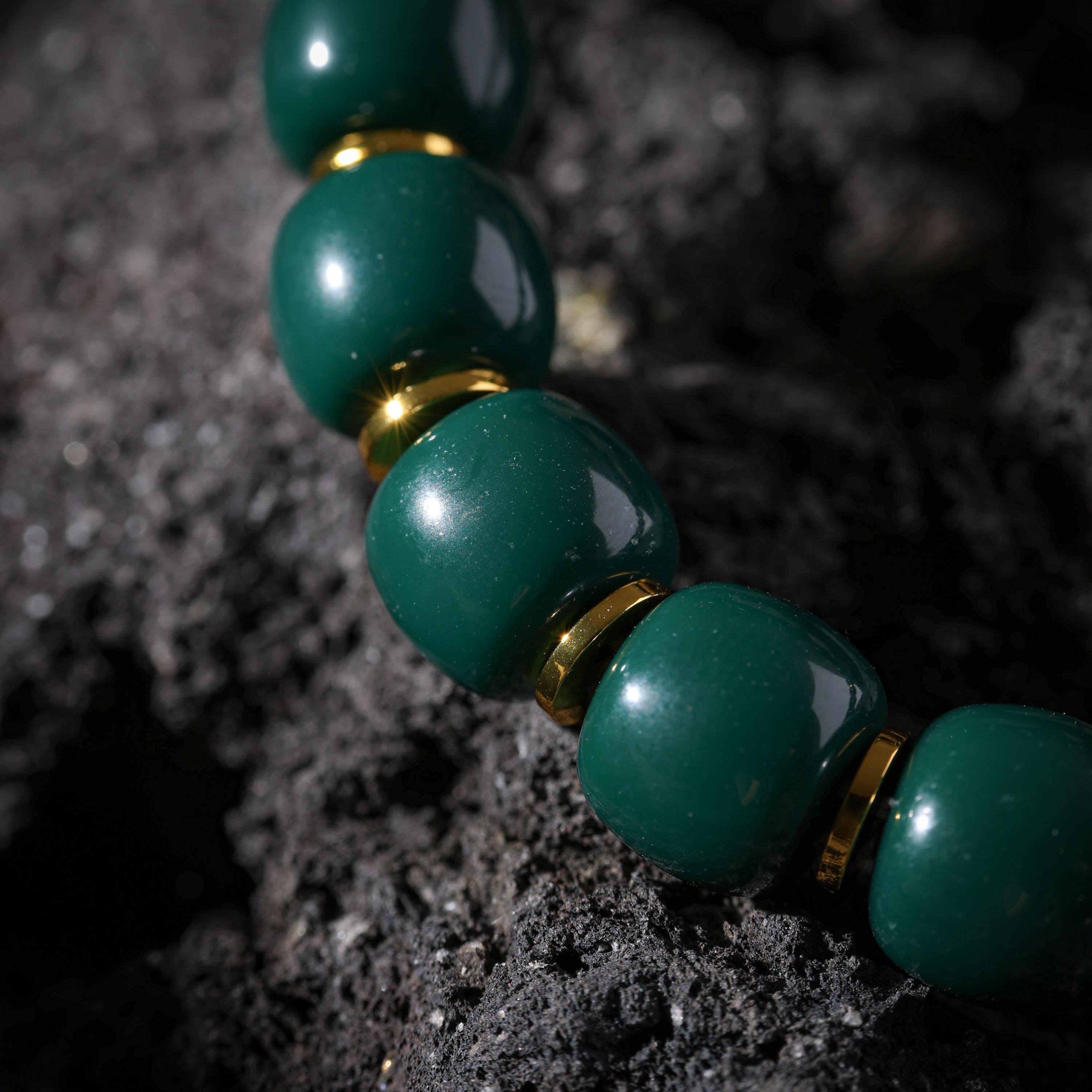 AURA DEER Turquoise 18K Gold Plated Bracelet