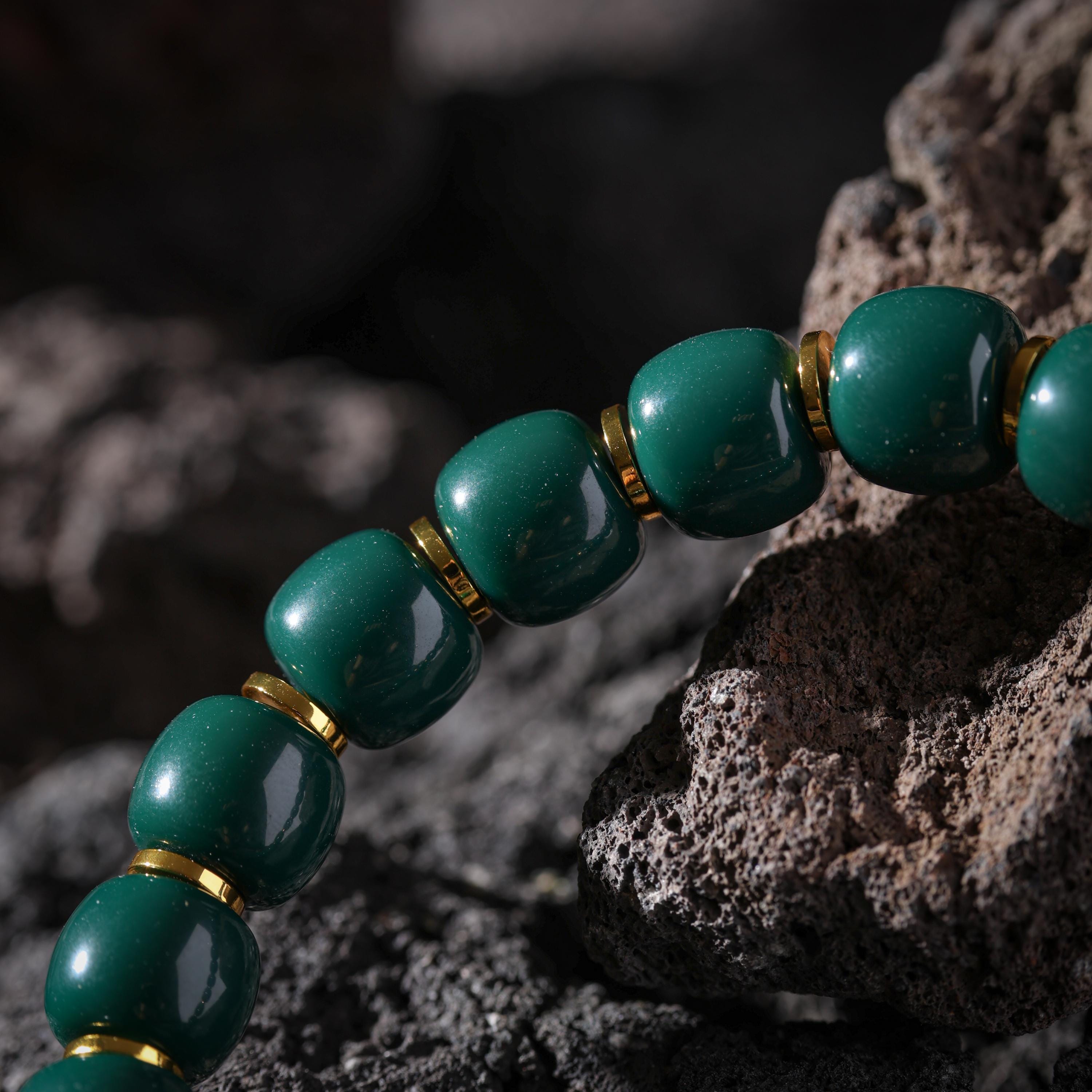 AURA DEER Turquoise 18K Gold Plated Bracelet