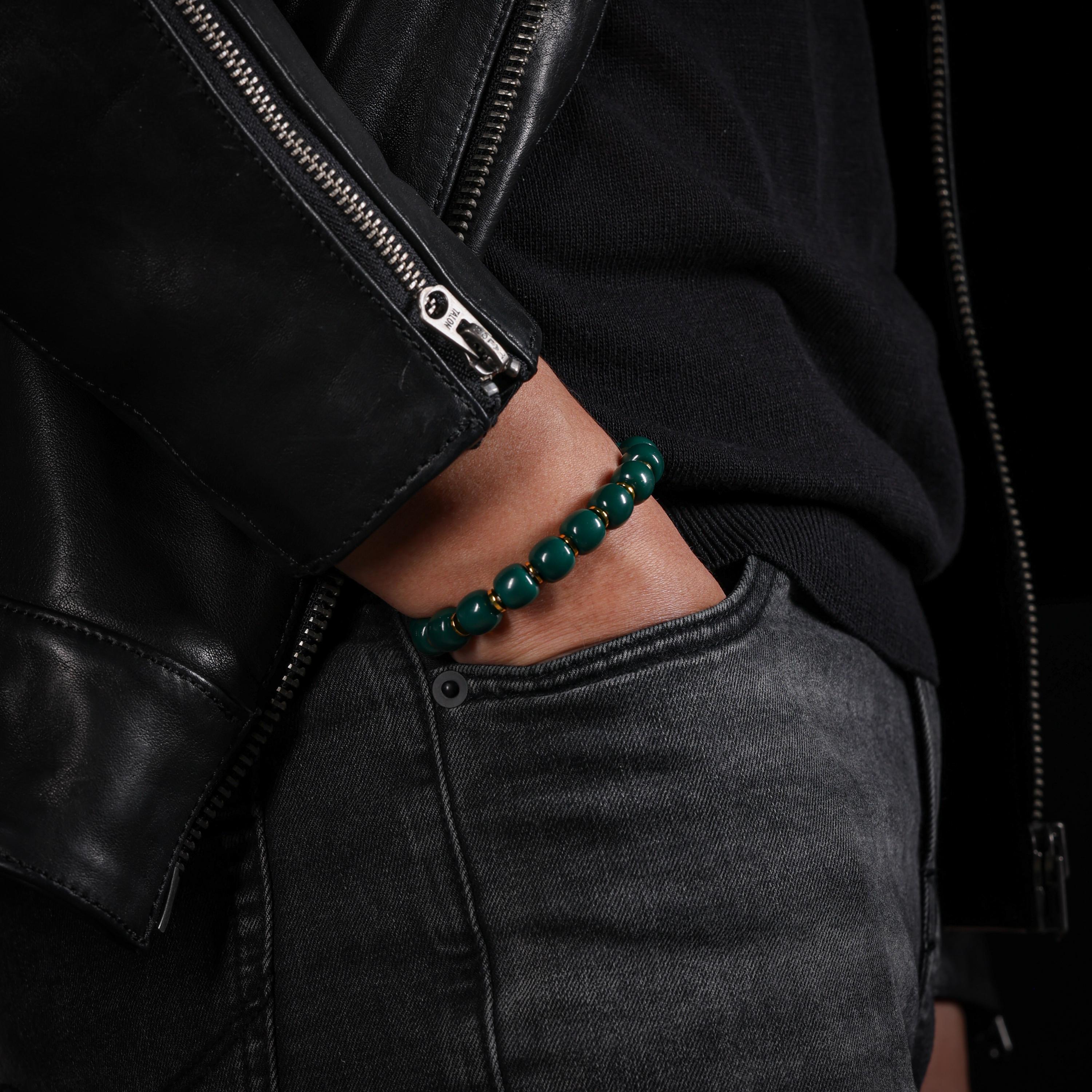 AURA DEER Turquoise 18K Gold Plated Bracelet