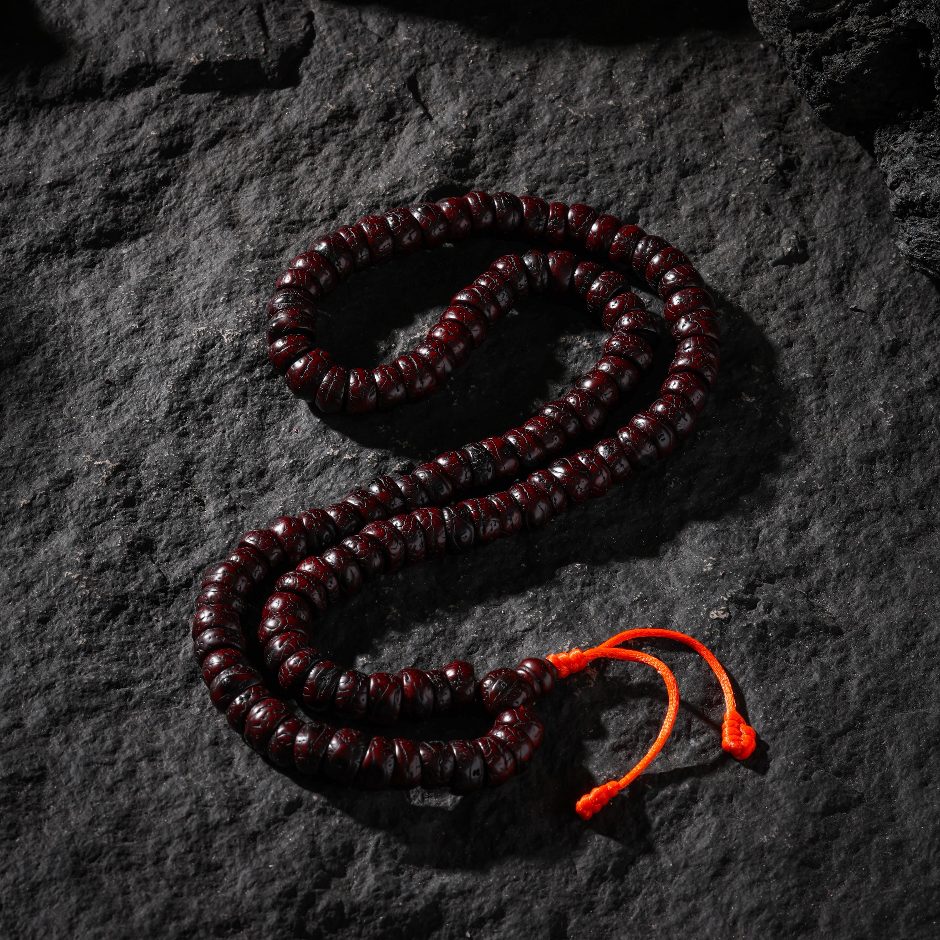 AURA DEER Tibetan Phoenix-Eye Bodhi 108 Mala Necklace