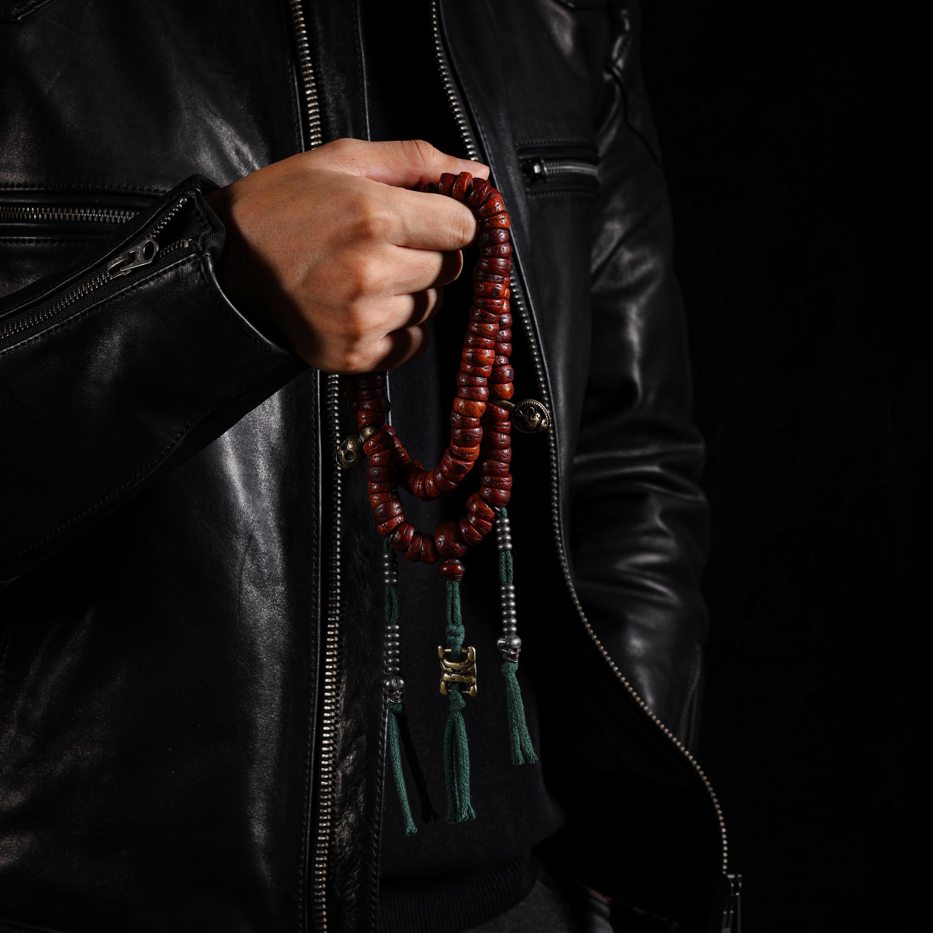 AURA DEER Tibetan Phoenix-Eye Bodhi 108 Mala Necklace