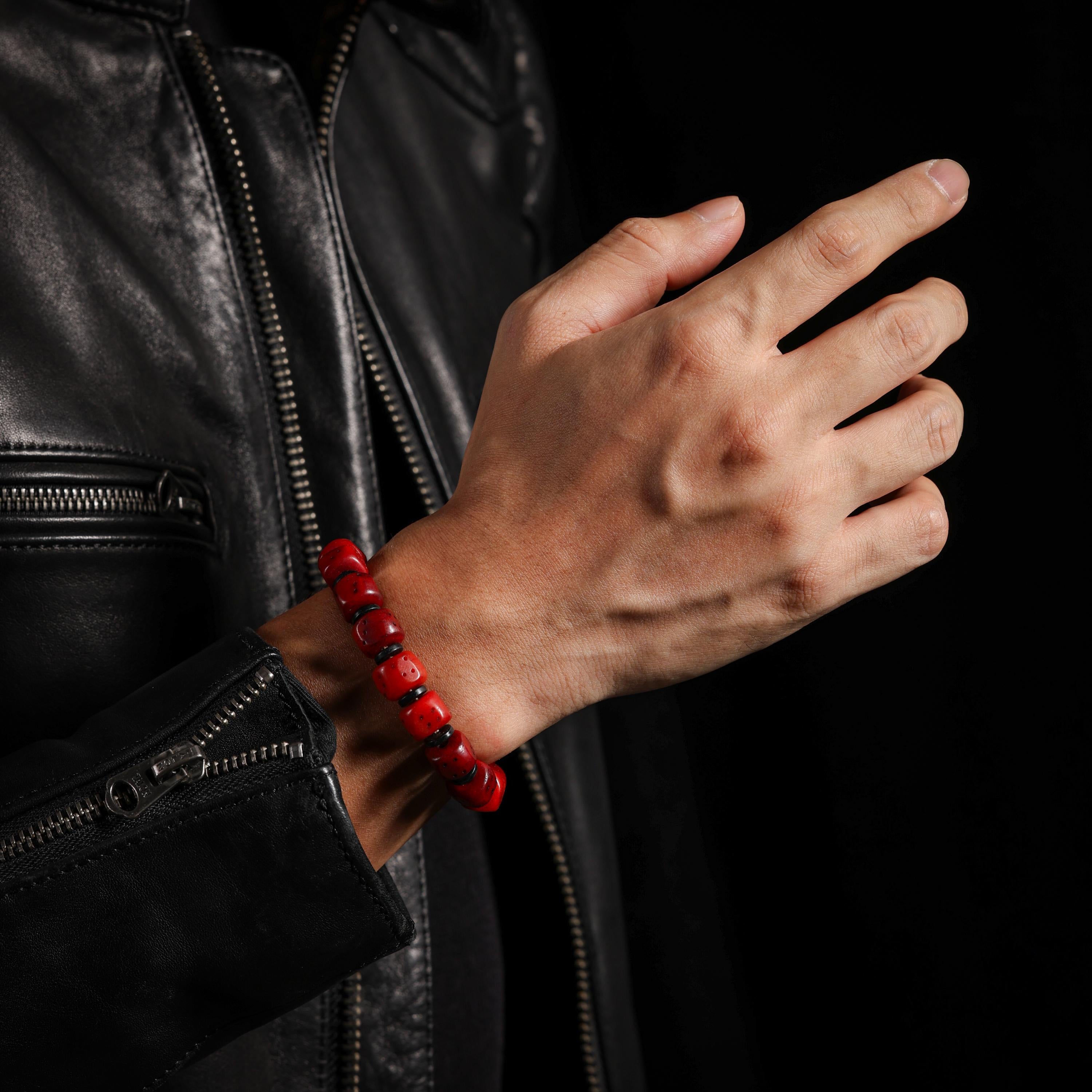 AURA DEER Yak Bone Dice Fortune Bracelet