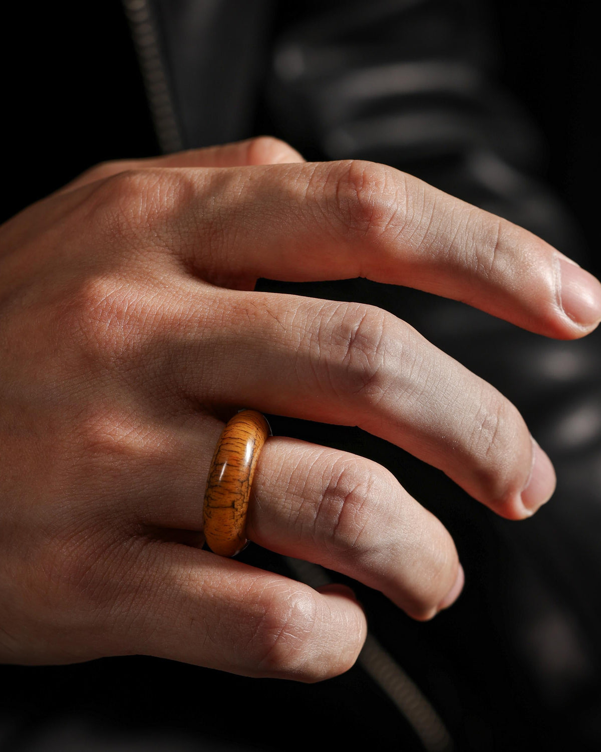 Weathered Yak Bone Ring-2
