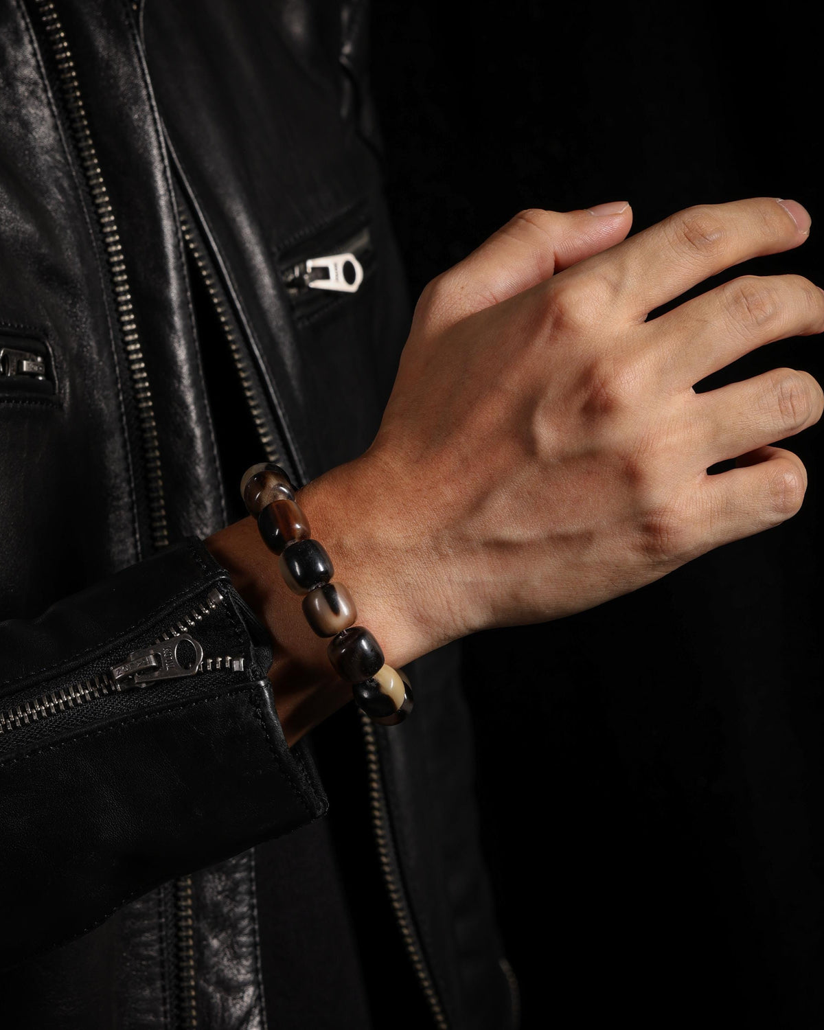 Yak Bone Beaded Bracelet-3
