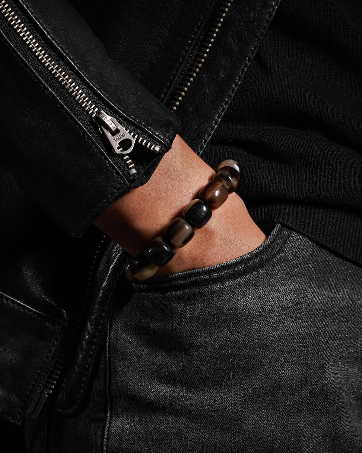 Yak Bone Beaded Bracelet-2