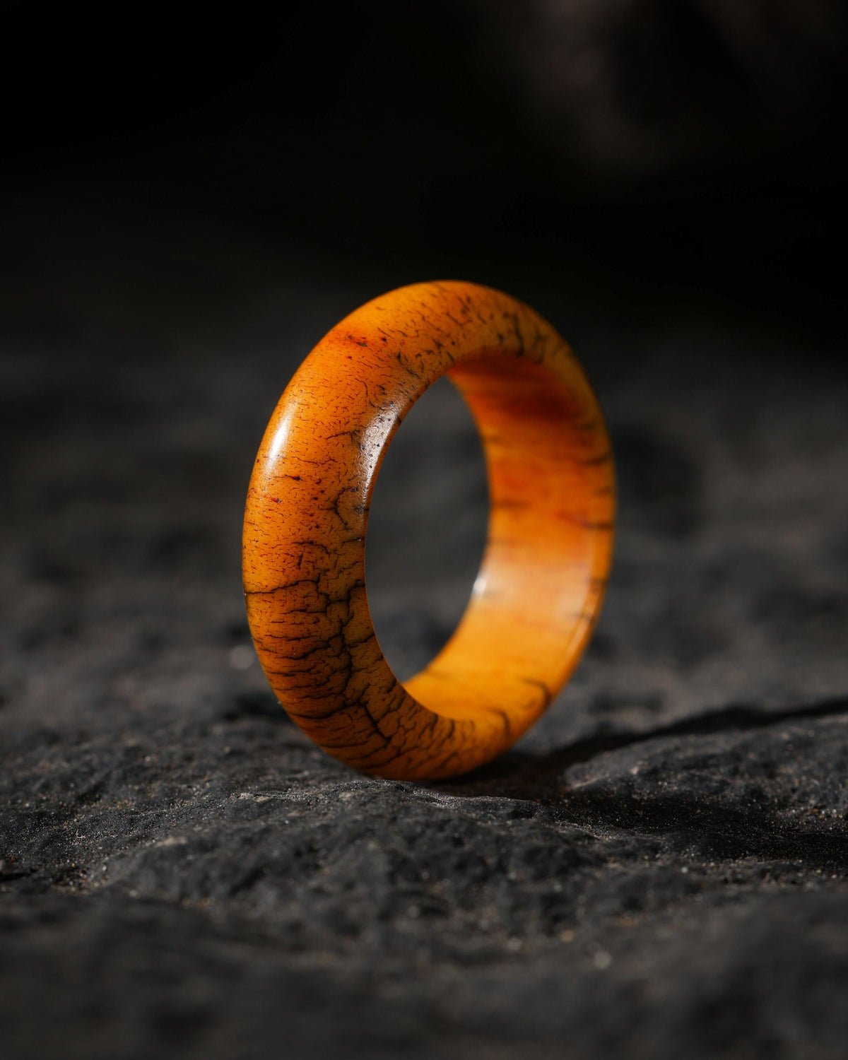 Weathered Yak Bone Ring-1