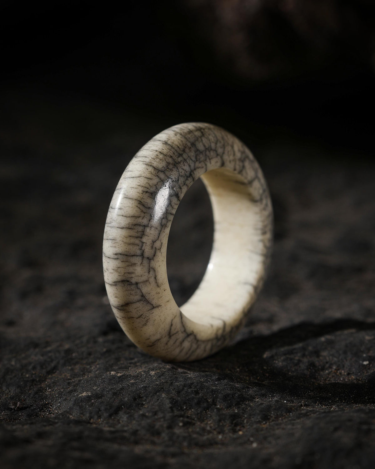 Weathered Yak Bone Ring