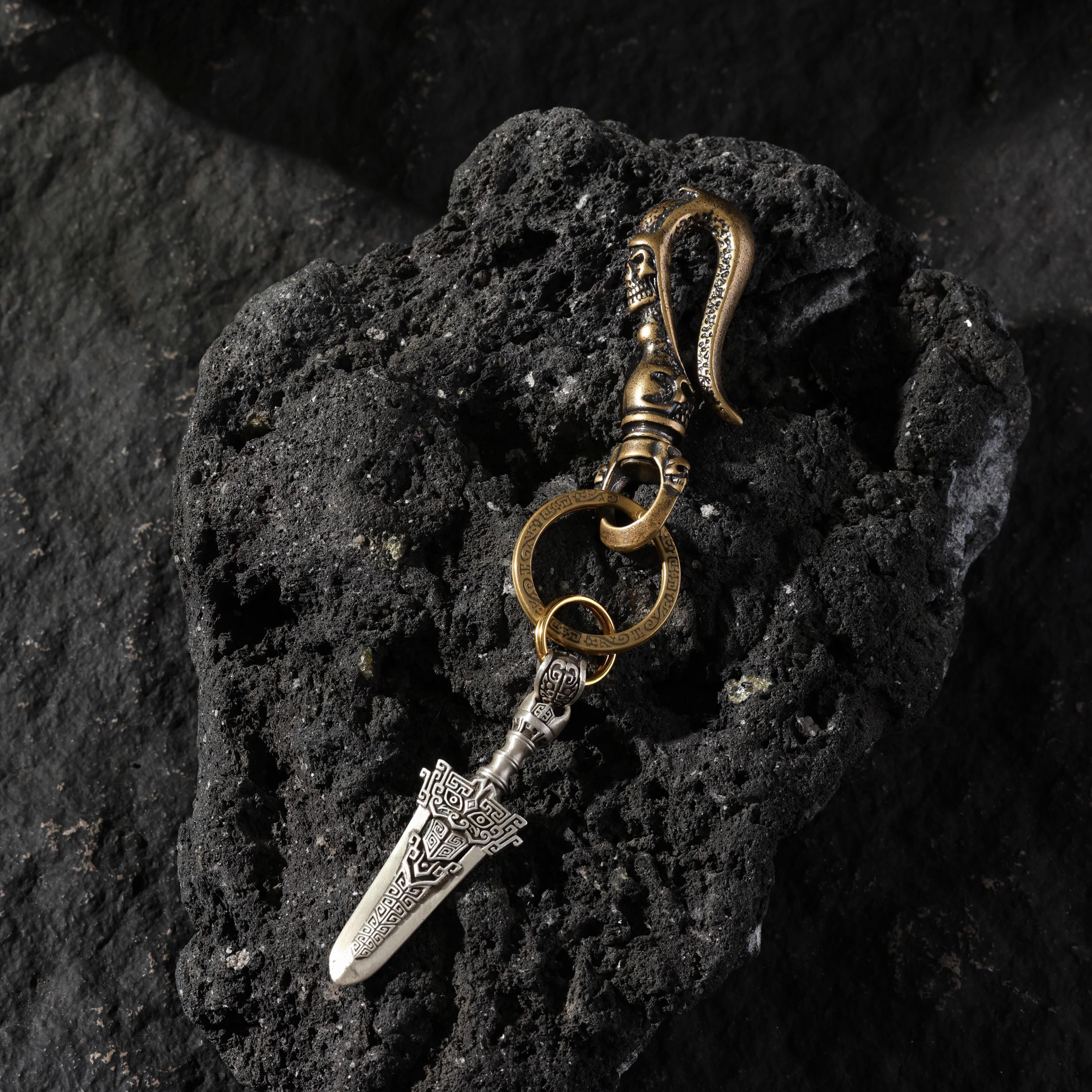 AURA DEER Manjushri Sword Sterling Silver Pendant