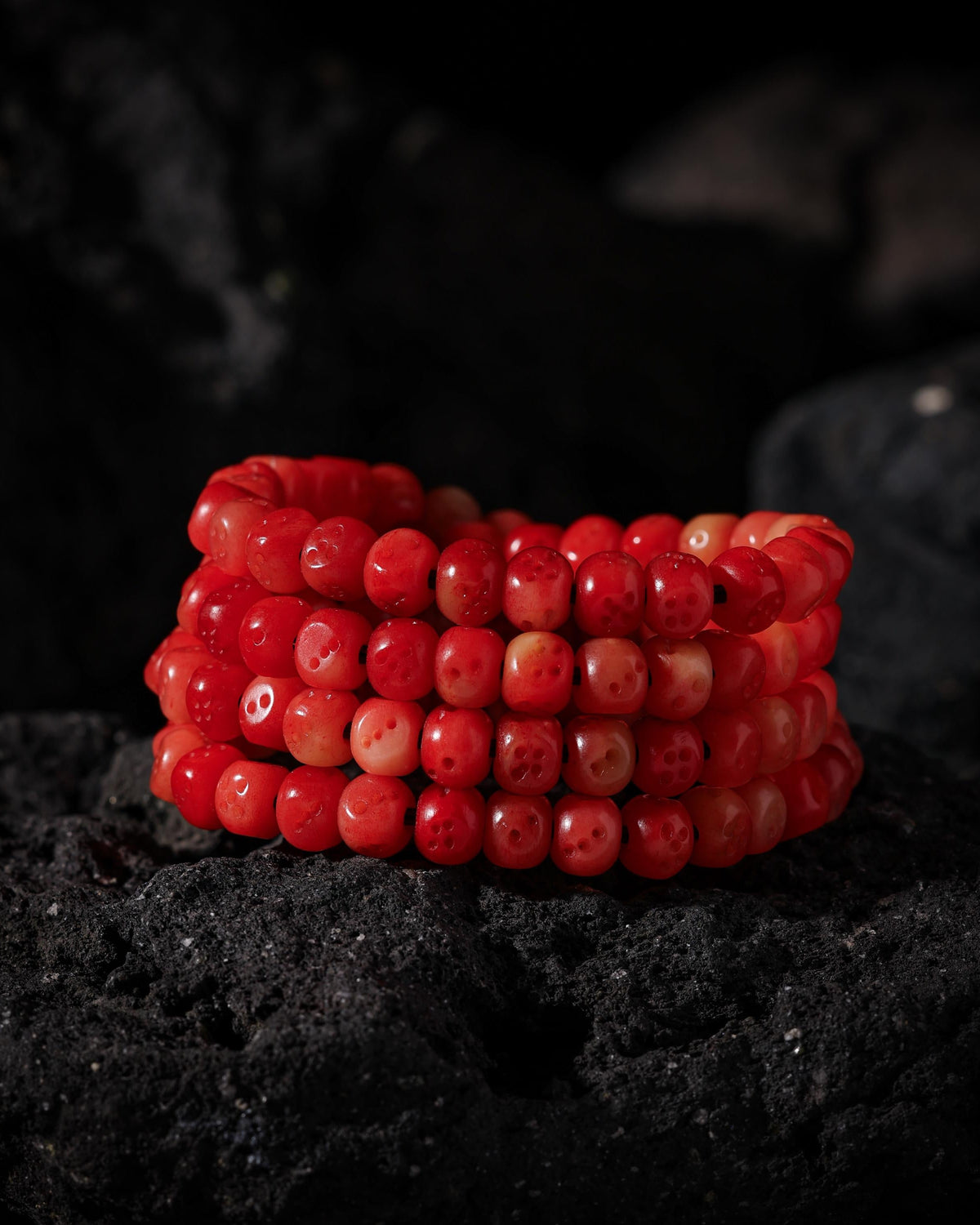 Yak Bone Dice 108-Bead Mala Necklace