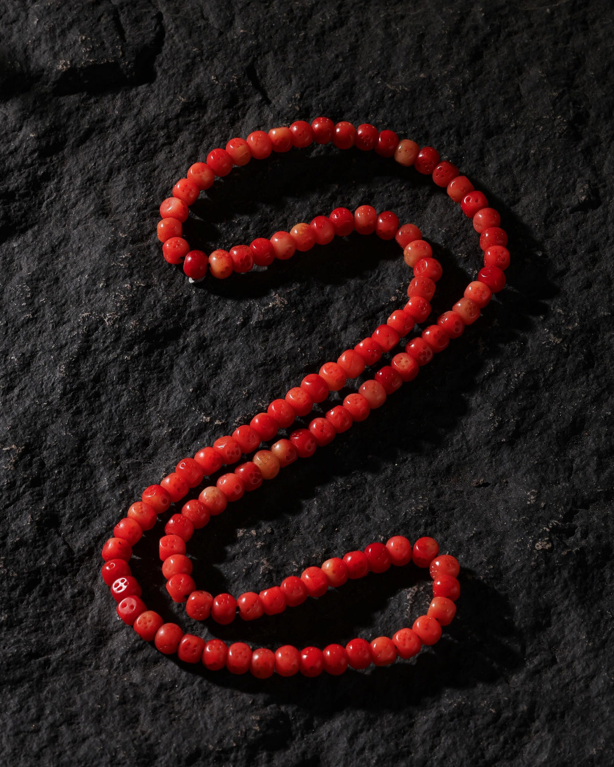 Yak Bone Dice 108-Bead Mala Necklace-5